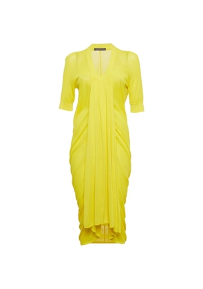 Alexander McQueen Pre-Owned short-sleeve playsuit - Yellow