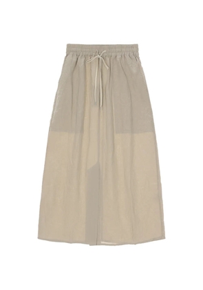 Studio Nicholson elasticated waist skirt - Neutrals