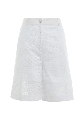 3.1 Phillip Lim broderie-anglaise panelled shorts - White