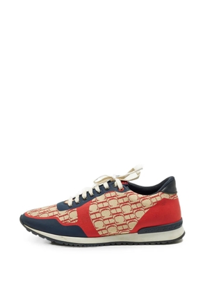 Carolina Herrera Vintage lace-up sneakers - Red