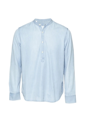 SANDRO mandarin collar shirt - Blue