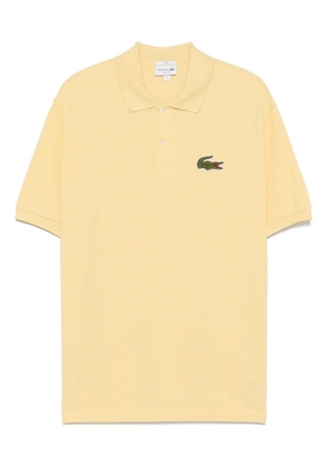 Lacoste logo-patch polo shirt - Yellow