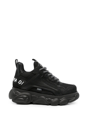 Buffalo logo-tape chunky-sole sneakers - Black