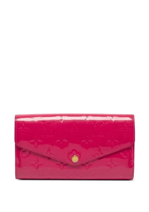 Louis Vuitton Pre-Owned Sarah Monogram Rose Pop Vernis wallet - Pink