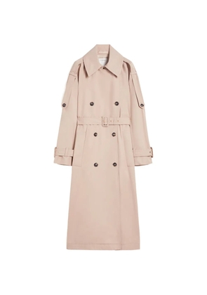 Max Mara double-breasted belted trench coat - Neutrals