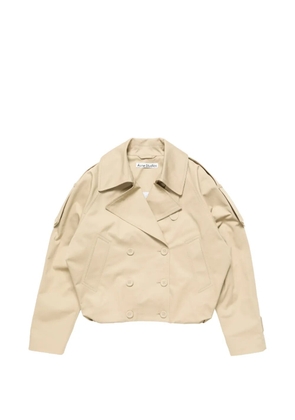 Acne Studios short trench coat - Neutrals
