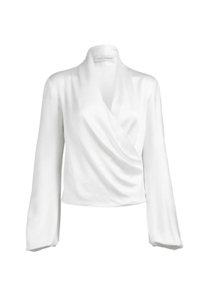 Silvia Tcherassi Tea wrap-style blouse - White
