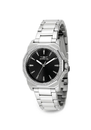 Invicta Speedway 36mm crystal-embellished watch - Black