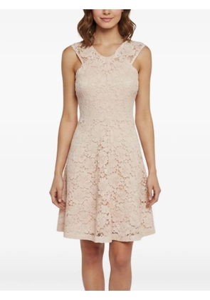 SANDRO lace-detail sleeveless midi dress - Pink