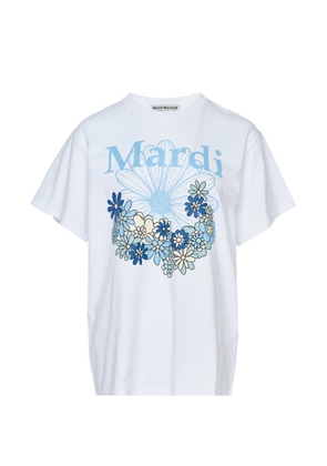 Mardi Mercredi Flowermardi Jardin T-shirt - White