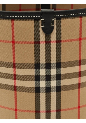Burberry Pre-Owned Ashby check-pattern bucket bag - Neutrals