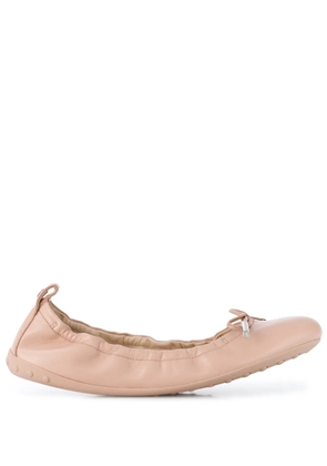 Tod's leather ballerina flats - Pink