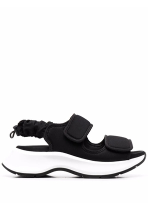 Hogan chunky touch-strap sandals - Black