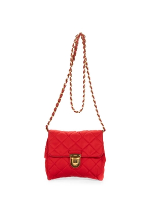 Prada Pre-Owned Tessuto quilted cross body bag - Red