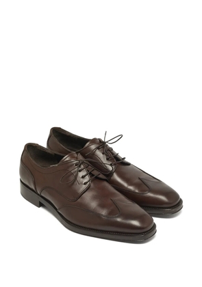 Ferragamo Pre-Owned Alicante lace-up derby shoes - Brown