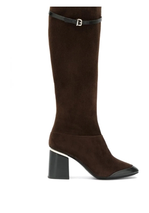 Tod's 70mm suede knee boots - Brown