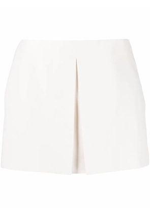 Valentino Garavani inverted pleat-detail skort - White