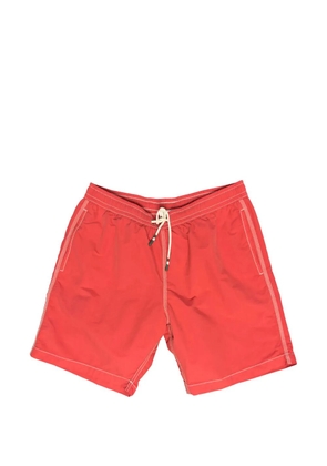HARTFORD drawstring swim shorts - Red