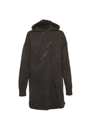 Cavalli Class logo-print oversized hoodie - Black