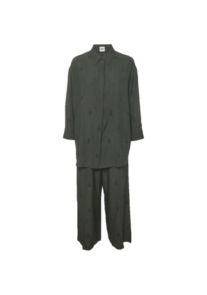 Hermès Pre-Owned silk suit - Green