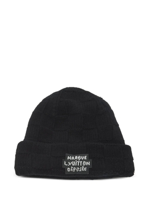 Louis Vuitton Pre-Owned Marque L.Vuitton Déposée beanie hat - Black