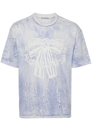 Acne Studios Plaster-print T-shirt - Blue