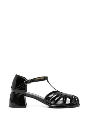 ADRIANNA FERETTI T-bar caged sandals - Black