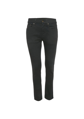 Saint Laurent Pre-Owned slim-fit jeans - Black