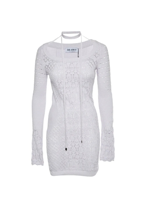 The Attico Taylor knit mini dress - White