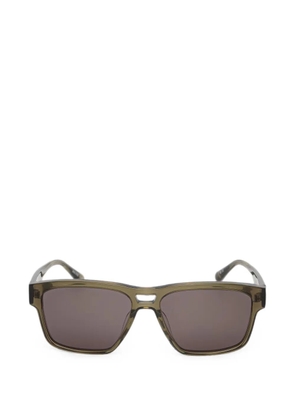 Barbour rectangle-frame sunglasses - Green