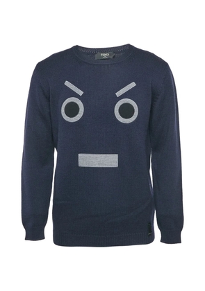 Fendi Pre-Owned Monster wool sweater - Blue