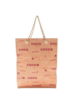 CHANEL Pre-Owned 2002-2003 Coco Logo tote bag - Pink