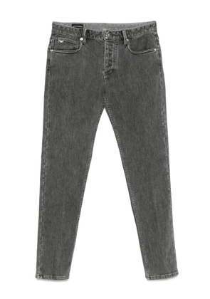 Emporio Armani Eagle-logo jeans - Grey