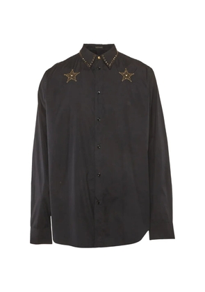 Versace Pre-Owned star-embellished shirt - Black