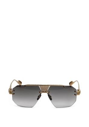 Cazal 777 geometric-frame sunglasses - Gold