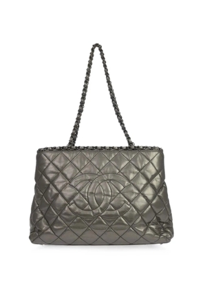 CHANEL Pre-Owned 2012 Chain Me quilted shoulder bag - Grey