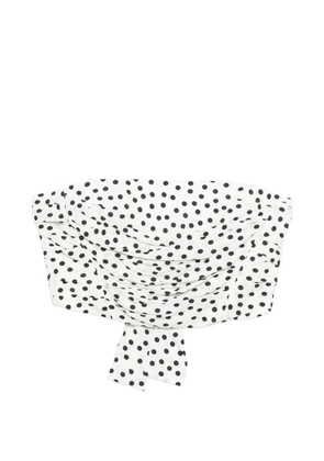 Philosophy Di Lorenzo Serafini polka-dot ruched top - White