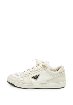 Prada Pre-Owned Downtown lace-up sneakers - White