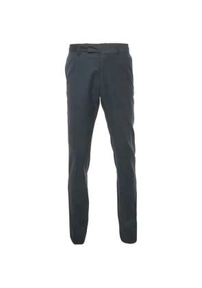 Christian Dior Pre-Owned virgin-wool trousers - Blue