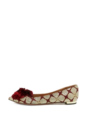 Aquazzura Tropicana ballet flats - Red
