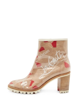 Christian Louboutin Pre-Owned Loubi ankle boots - Neutrals