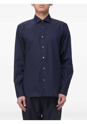 BROOKSFIELD long-sleeve poplin shirt - Blue