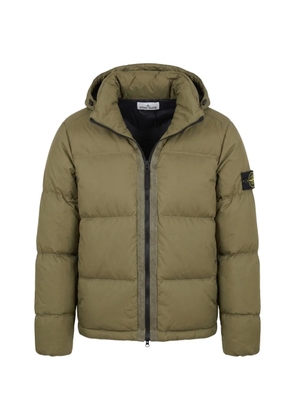 Stone Island hooded padded jacket - Green