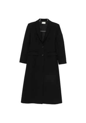 The Row Aisling single-breasted coat - Black