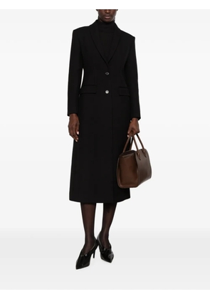 The Row Aisling single-breasted coat - Black