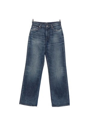 Haikure Korea faded wide-leg jeans - Blue