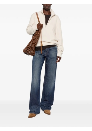Haikure Korea faded wide-leg jeans - Blue