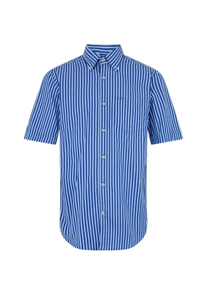 Paul & Shark striped short-sleeve shirt - Blue