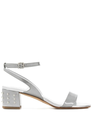 Tod's strappy block heel sandals - Metallic