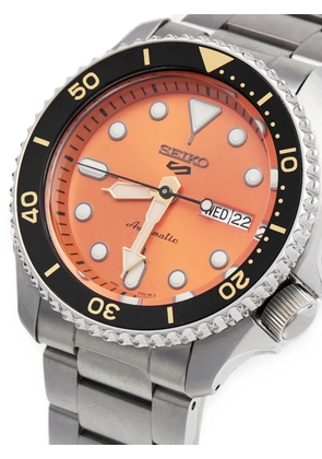 SEIKO PREOWNED 5 Sports 42mm watch - Orange